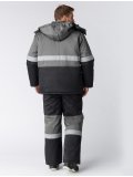Костюм зимний Нордхард-2 СОП (тк.Смесовая,250) п/к, черный/серый