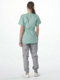 Костюм женский MedLine Арина (тк.Смесовая,120), серый/мятный