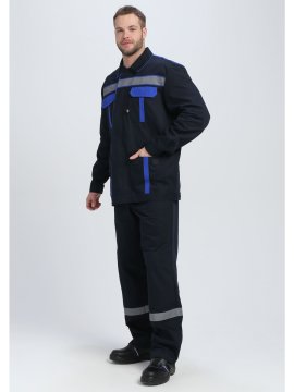 Костюм Итрорис-2 СОП (тк.Саржа,250) п/к, т.синий/васильковый