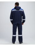 Костюм Нейч-2 СОП с капюшоном (тк.Смесовая,210) п/к, т.синий/васильковый