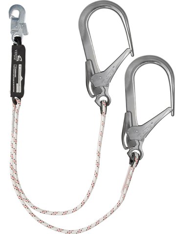 Строп VENTO™ веревочный двойной с амортизатором aB22 110 и с карабинами vpro 0258, vnt aB22 110