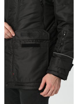 Куртка зимняя Аляска-Люкс (тк.Кошачий глаз), черный