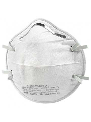Респиратор чашеобразный RESPIK® RS2201 без клапана, FFP1 (20 шт)