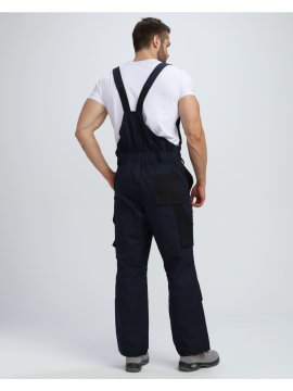 Полукомбинезон Айкор (тк.Смесовая,260), т.синий/черный